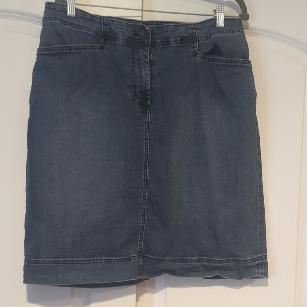Talbots Dark Blue Pencil Skirt